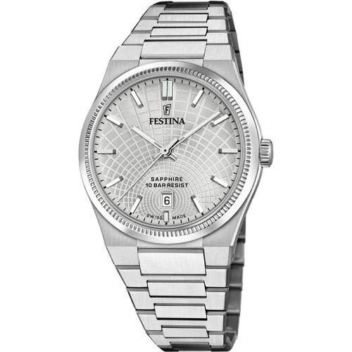 Montre Swiss Made Rive Collection - F20051-2 Bracelet Acier - Festina - Modalova