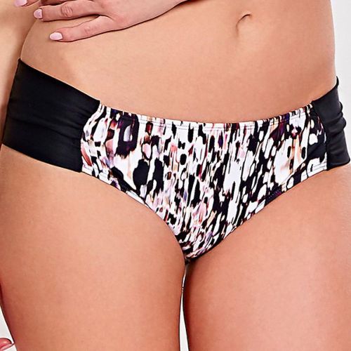 Slip de bain froncée animal print - Panache maillots - Modalova