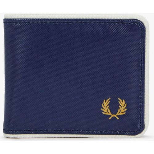 Portefeuille classique bleu et écru - Fred Perry - Modalova