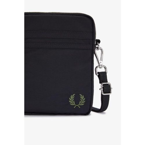 Sac bandouillere en nylon noir - Fred Perry - Modalova