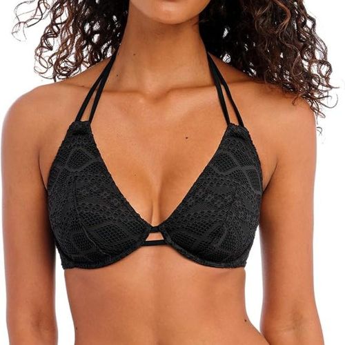 Haut de maillot de bain tour de cou à armatures Noir SUNDANCE - Freya maillot - Modalova