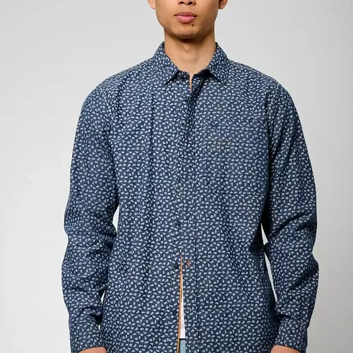 Chemise Manches Longues en coton BALEY bleu - Kaporal - Modalova