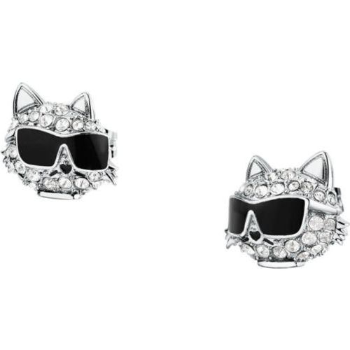 Boucles oreilles Karl Lagerfeld Symbol - KLAYD21 Acier - Karl Lagerfeld Bijoux - Modalova