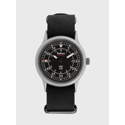 COFFRET : montre Vietnam 2 & second bracelet noir - Kelton - Modalova