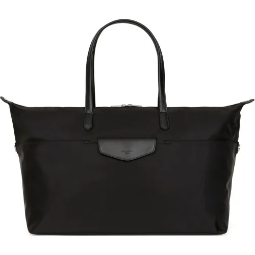 Sac de voyage noir en nylon Hazel - Hexagona - Modalova
