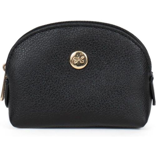 Porte-monnaie Cuir LUNA Noir Ella - Hexagona - Modalova