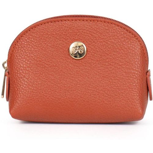 Porte-monnaie Cuir LUNA Orange Ria - Hexagona - Modalova