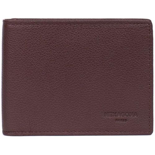 Portefeuille italien Stop RFID Cuir CONFORT Ines - Hexagona - Modalova