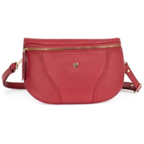 Sac banane ANDREA foncé en cuir Lara - Hexagona - Modalova