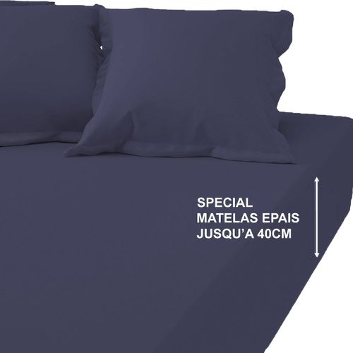 Drap-housse grand bonnet XL percale de coton Tertio® - 3S. x Tertio (Nos Unis) - Modalova