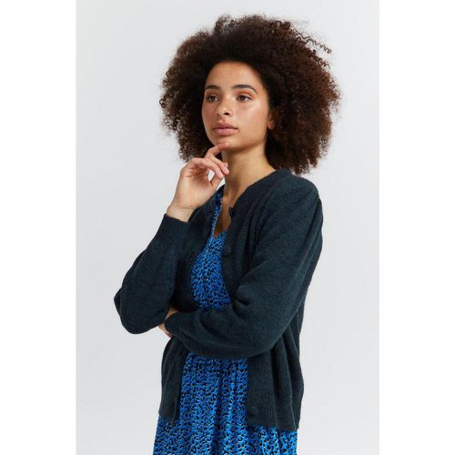 Pull bleu manches longues femme - Ichi - Modalova