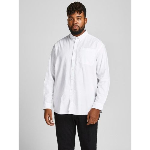 Chemise à boutons Slim Fit Col boutonné Manches longues en coton Trent - jack & jones - Modalova