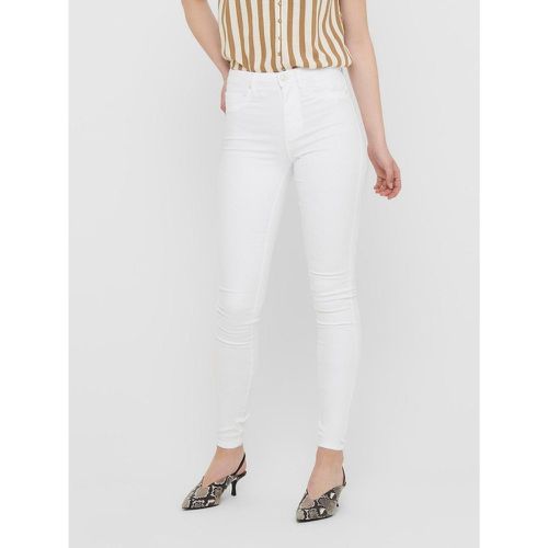 Jean skinny blanc en coton Elle - Only - Modalova