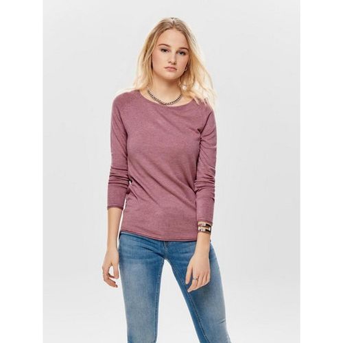 Pull en maille Col rond Manches longues Long Louise - Only - Modalova