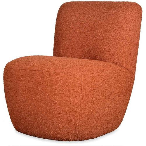 Fauteuil Eve tissu bouclette rouille - 3S. x Home - Modalova