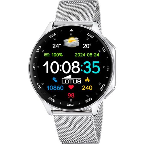 Montre connectée Smartwatch - L50050-3 Bracelet Acier - Lotus - Modalova