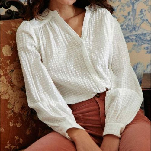 Blouse en coton BAILEY blanc - La Petite Etoile - Modalova