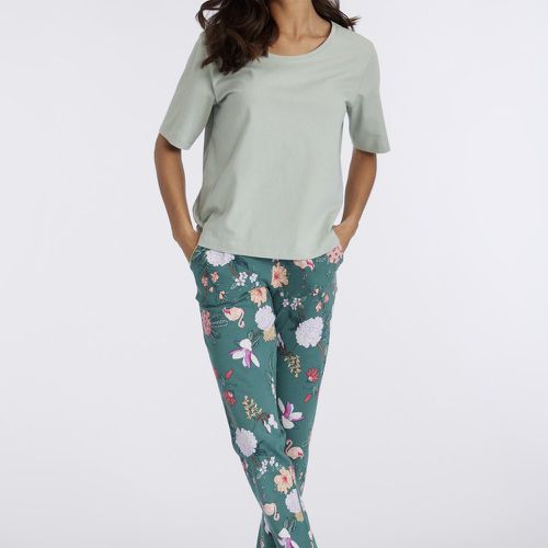 Pyjama vert en coton - Lascana - Modalova