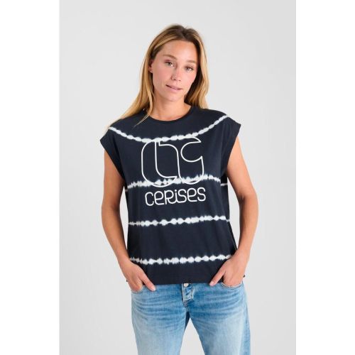 Tee-Shirt DAVE noir Xena en coton - Le Temps des Cerises - Modalova