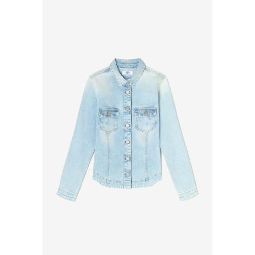 Veste en jeans, droite poches plaquées LILLY Emma - Le Temps des Cerises - Modalova