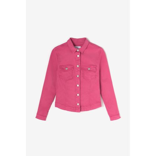 Veste en jeans, droite poches plaquées LILLY Lia - Le Temps des Cerises - Modalova