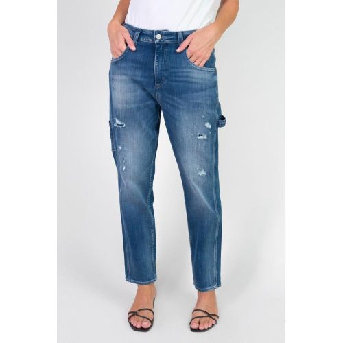 Jeans loose, large 400/60 girlfriend taille haute, longueur 34 en coton Ruth - Le Temps des Cerises - Modalova
