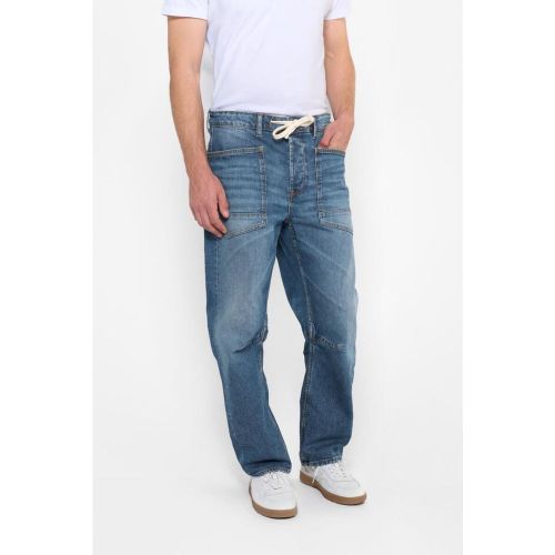 Jeans loose, large HOBO, longueur 34 Van en coton - Le Temps des Cerises - Modalova