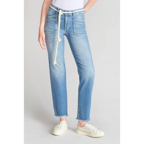 Jeans regular, droit pricilia, 7/8ème Fleur - Le Temps des Cerises - Modalova