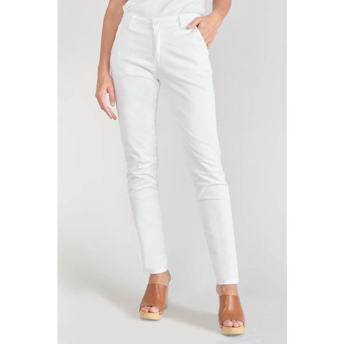 Pantalon chino Dyli3 blanc en coton - Le Temps des Cerises - Modalova