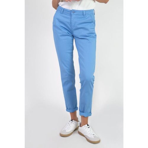 Pantalon chino DYLI 7 bleu Ora - Le Temps des Cerises - Modalova