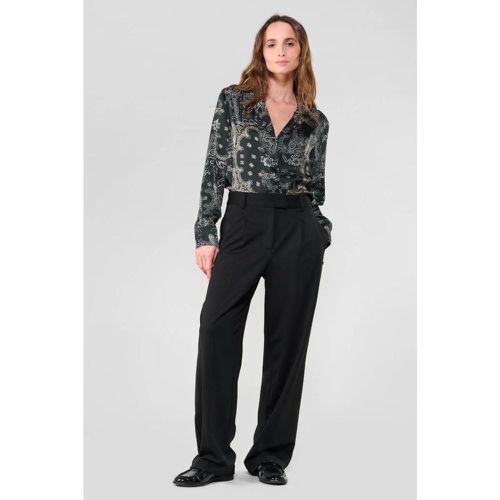 Pantalon droite IGOR noir Xena - Le Temps des Cerises - Modalova