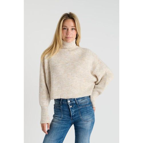 Pull SAIAGI beige Trix en coton - Le Temps des Cerises - Modalova