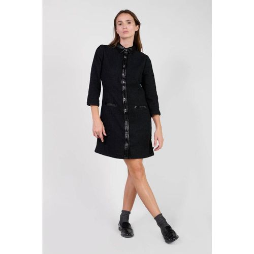 Robe droite JAYA noir Isa - Le Temps des Cerises - Modalova