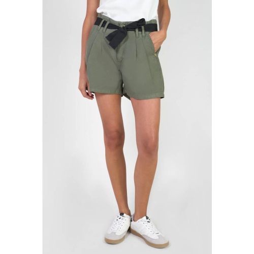 Short AMB kaki Ella en coton - Le Temps des Cerises - Modalova