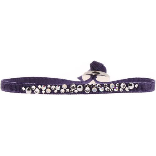 Bracelet A41180 - Bracelet Tissu Acier Violet - Les Interchangeables - Modalova