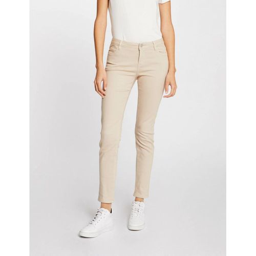 Jeans skinny taille basse beige - Morgan - Modalova