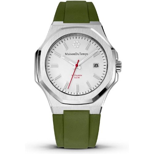 Montre MTGamma Blanc Silicone Kaki - Maison Du Temps - Modalova