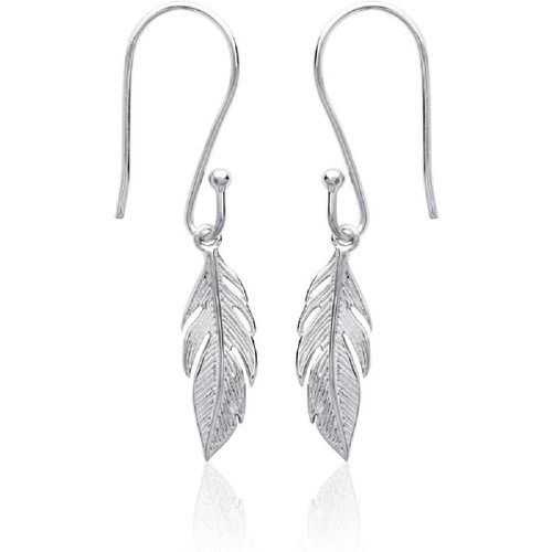 Boucles d'oreilles Pendantes plume W5Y6U00 - Maison de la Bijouterie - Modalova