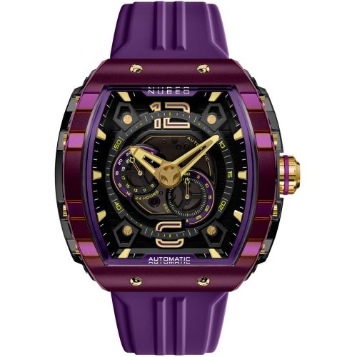 Montre Magellan 24H Automatic - NB-6087-01 Bracelet Silicone - Nubeo Montres - Modalova