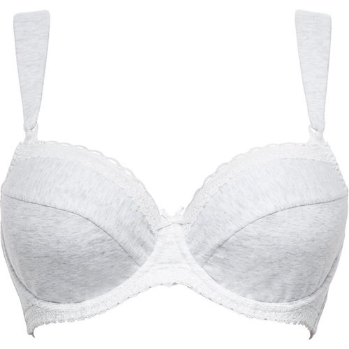 Soutien-gorge allaitement sans armatures gris Sans Complexe Maternité en  coton