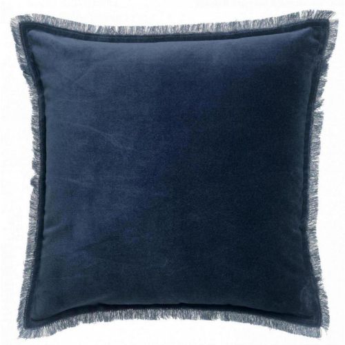 Coussin uni Fara Marine 45x45cm - 3S. x Home - Modalova