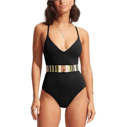 Maillot de bain 1 pièce avec ceinture - Seafolly - Modalova