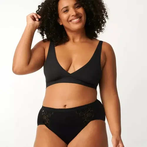 Classique classique noire en coton - Sloggi - Modalova