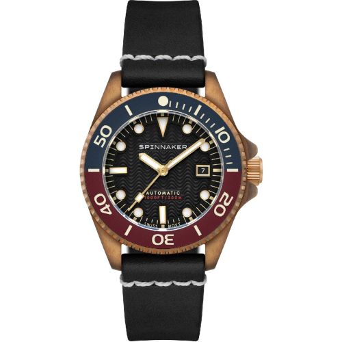 Montre Tesei Bronze Swiss Automatic - SP-5060-08 Bracelet Cuir - Spinnaker - Modalova