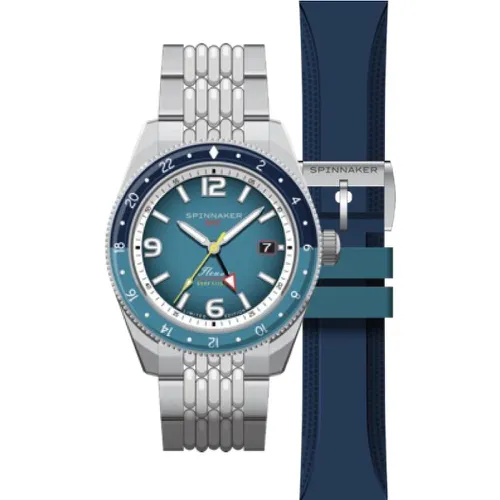 Montre Fleuss Gmt Automatic - SP-5120-66 Bracelet Acier - Spinnaker - Modalova