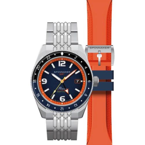 Montre Fleuss Gmt Automatic - SP-5120-88 Bracelet Acier - Spinnaker - Modalova