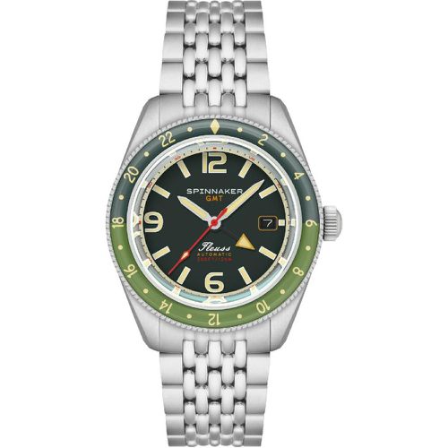 Montre Fleuss Gmt Automatic - SP-5120-44 Bracelet Acier - Spinnaker - Modalova