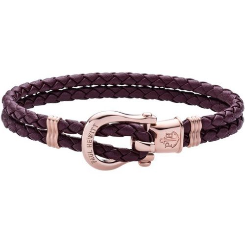 Bracelet Paul Hewitt PH-FSH-L-R-DM - Acier IP Rose PHINITY Cuir - Paul Hewitt Bijoux - Modalova