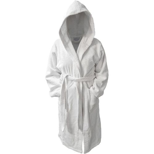 Peignoir de Bain à capuche Coton 470 gm² Blanc TERTIO® - 3S. x Tertio (Nos Unis) - Modalova