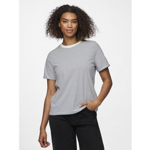 Tee shirt manches courtes à rayures Ria en coton Ode - Pieces - Modalova